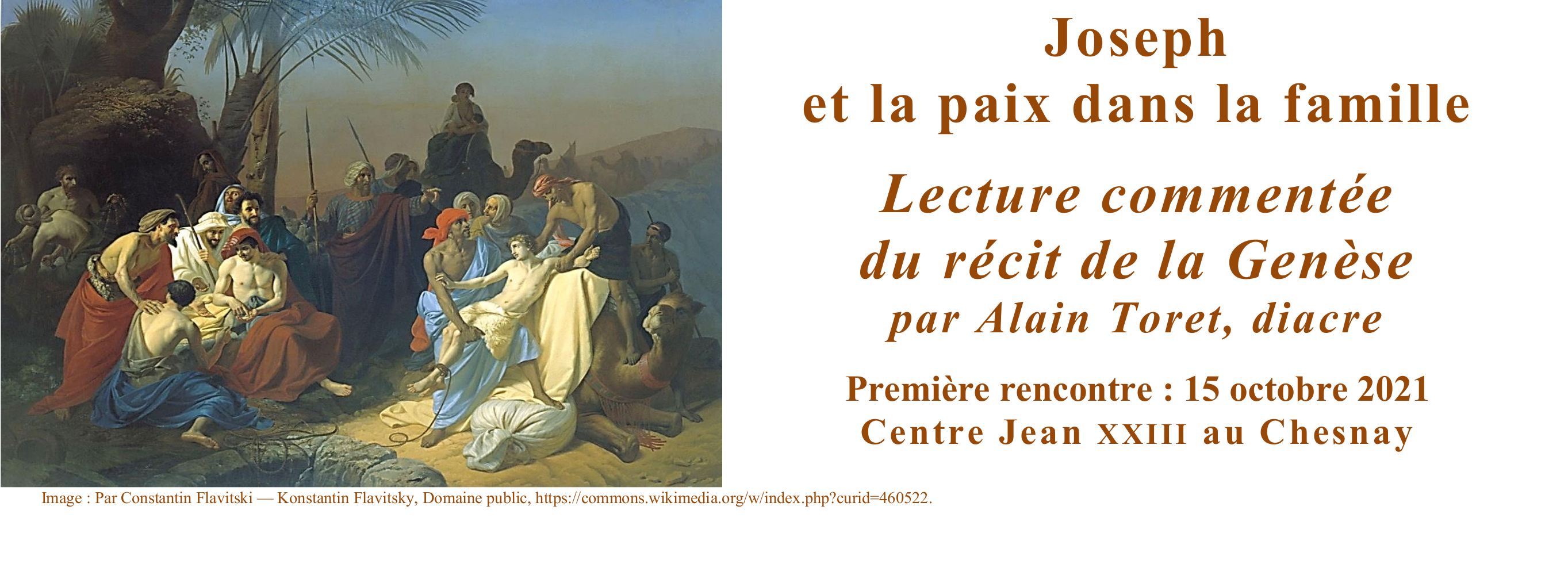 Joseph et la paix dans la famille Institut biblique de Versailles